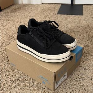 Cloudsteppers by Clarks Black Sneakers Lightweight Comfort